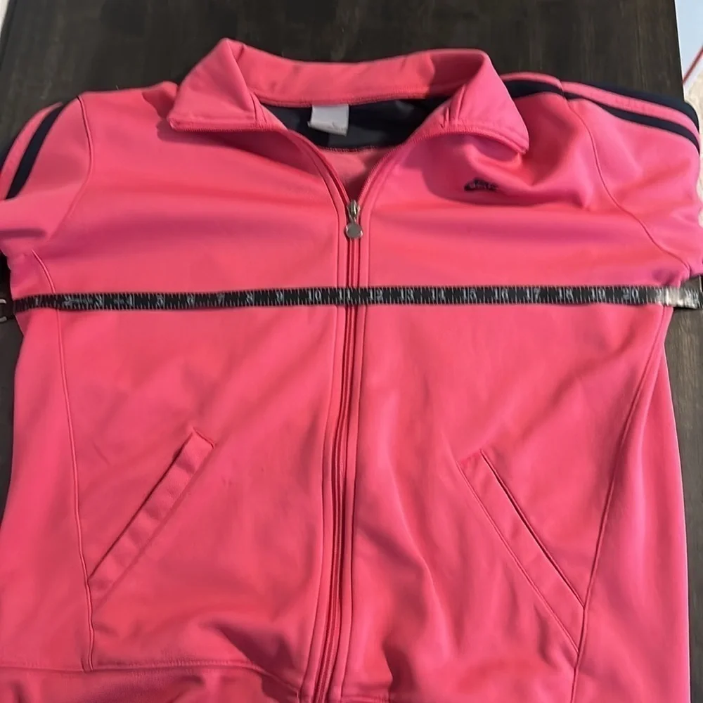 Nike Pink & Navy Full Zip Y2K Track Jacket Size XL